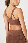 cross back sports bra